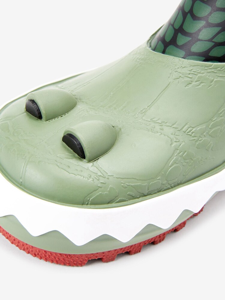 Green Crocodile Handle Wellies - Image 3 of 4