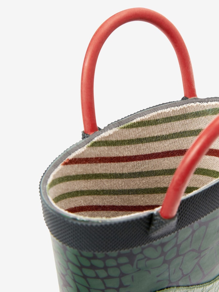 Green Crocodile Handle Wellies - Image 4 of 4