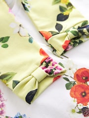 Baker by Ted Baker Yellow Floral 100% Cotton T-Shirt And Leggings Set - Image 13 of 13