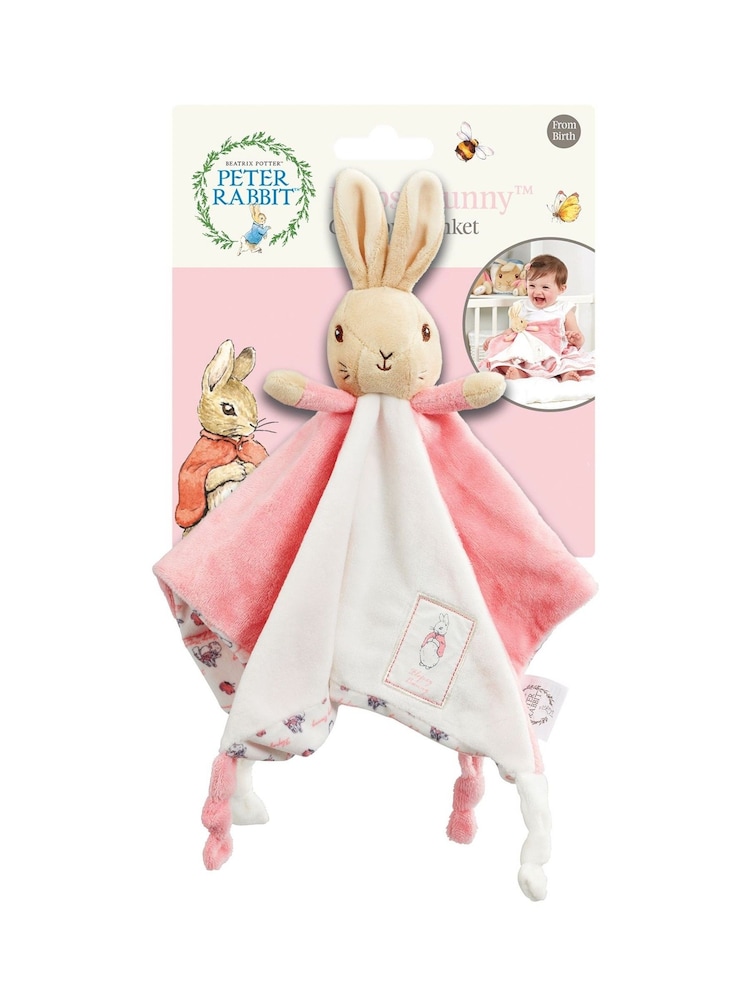 Rainbow Designs Pink Flopsy Bunny Comfort Blanket - Image 2 of 4