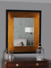 Laura Ashley Bronze Cara Mottled Rectangular Mirror - Image 1 of 2