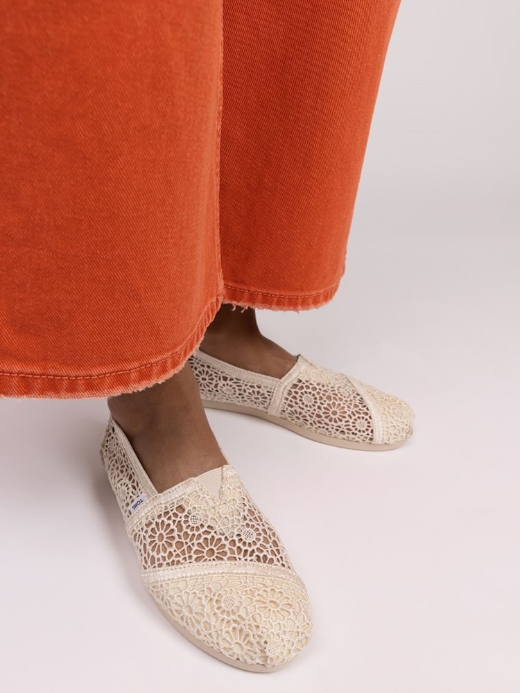 Toms Alpargata Classic Crochet Shoes - Image 1 of 8
