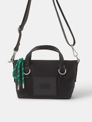 Accessorize Black Mini Nylon Handheld Bag - Image 1 of 2