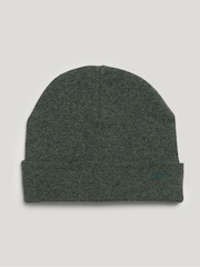 Superdry Green Knitted Logo Beanie Hat - Image 2 of 4