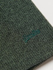 Superdry Green Knitted Logo Beanie Hat - Image 3 of 4