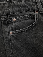 Washed Black Fishtail Denim 100% Cotton Skirt - Image 6 of 6