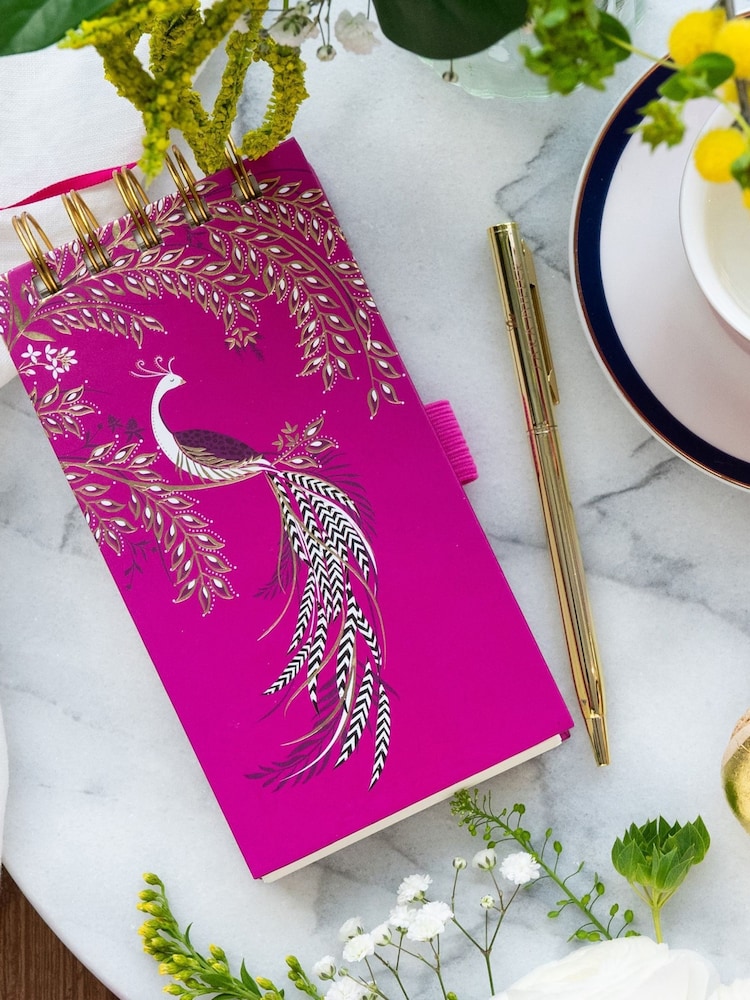 Sara Miller Magenta Blue Daily Desk Planner Pad and Pocket Notebook and Pen - Image 2 of 6 Sara Miller Magenta Blue Daily Desk Planner Pad and Pocket Notebook and Pen - Image 2 of 6