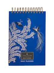 Sara Miller Magenta  Blue Daily Desk Planner Pad and Pocket Notebook and Pen - Image 6 of 6