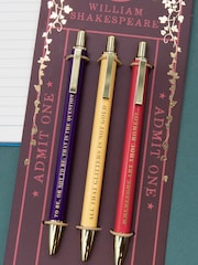 Portico Designs Set of 2 Gold Metal Bookmarks And Pens - Image 3 of 5