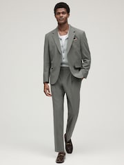 Green Relaxed Fit Motionflex Stretch Suit Trousers - Image 2 of 9