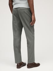 Green Relaxed Fit Motionflex Stretch Suit Trousers - Image 3 of 9