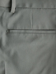 Green Relaxed Fit Motionflex Stretch Suit Trousers - Image 8 of 9
