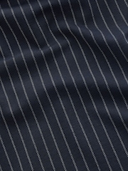 Navy Jersey Wide Leg Side Stripe Trousers - Image 7 of 7