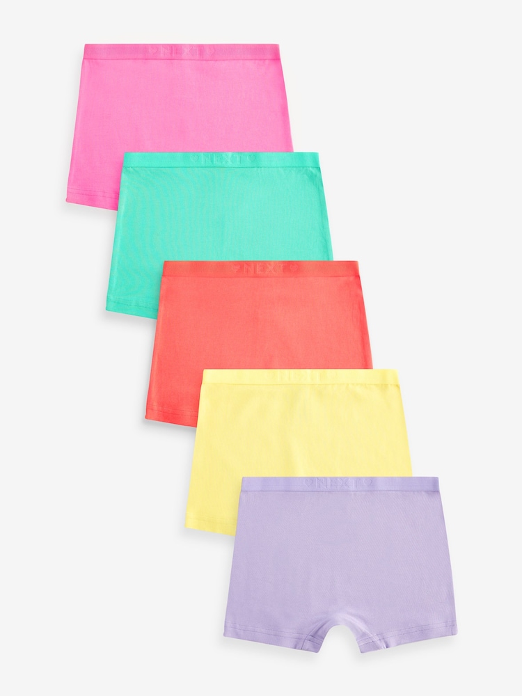 Bright Short Briefs 5 Pack (2-16yrs) - Image 1 of 8