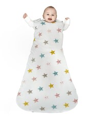 Cosatto Pink Happy Stars Sleep 100% Cotton Bag - Image 1 of 4