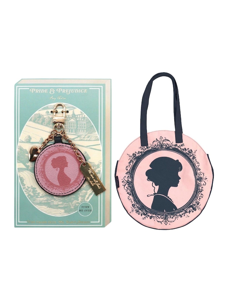 Portico Designs Pink Tote Bag and Bag Charm - Image 1 of 5
