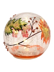 Country Living Clear Leaf LED Light Up Orb - Image 2 of 6