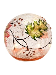 Country Living Clear Leaf LED Light Up Orb - Image 4 of 6