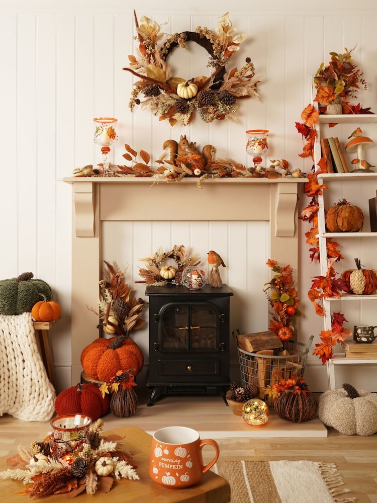 Country Living Clear Leaf LED Light Up Orb - Image 6 of 6