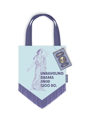 Portico Designs Light Blue Odyssey Tote Bag and Embroidered A5 Journal - Image 4 of 5