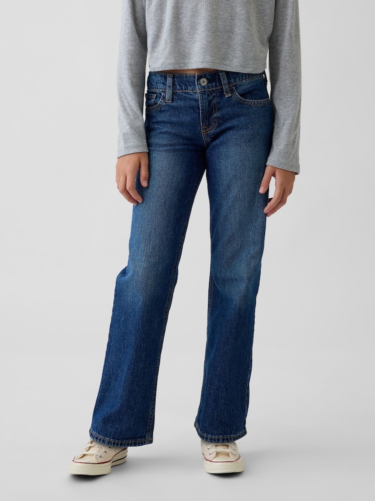 Gap Dark Wash Blue Straight Jeans (5-13yrs) - Image 1 of 5 Gap Dark Wash Blue Straight Jeans (5-13yrs) - Image 1 of 5