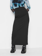 PixieGirl Petite Black Scuba Maxi Skirt - Image 1 of 4