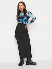 PixieGirl Petite Black Scuba Maxi Skirt - Image 2 of 4