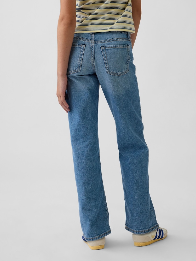 Gap Medium Wash Straight Jeans (5-13yrs) - Image 2 of 5 Gap Medium Wash Straight Jeans (5-13yrs) - Image 2 of 5