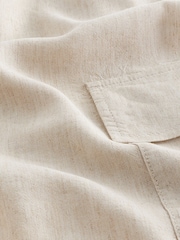 Natural Column Midi Skirt with Linen - Image 6 of 6