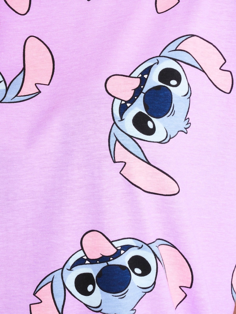 Character Purple Lilo And Stitch Short Pyjamas - Image 8 of 8