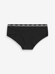 Black Short Logo Knickers 4 Pack - Image 2 of 5