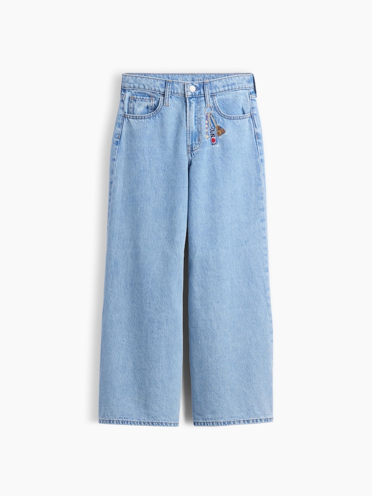 Gap Light Wash Keychain Low Rise Embroidered I Heart NY Baggy Jeans (5-13yrs) - Image 6 of 6 Gap Light Wash Keychain Low Rise Embroidered I Heart NY Baggy Jeans (5-13yrs) - Image 6 of 6