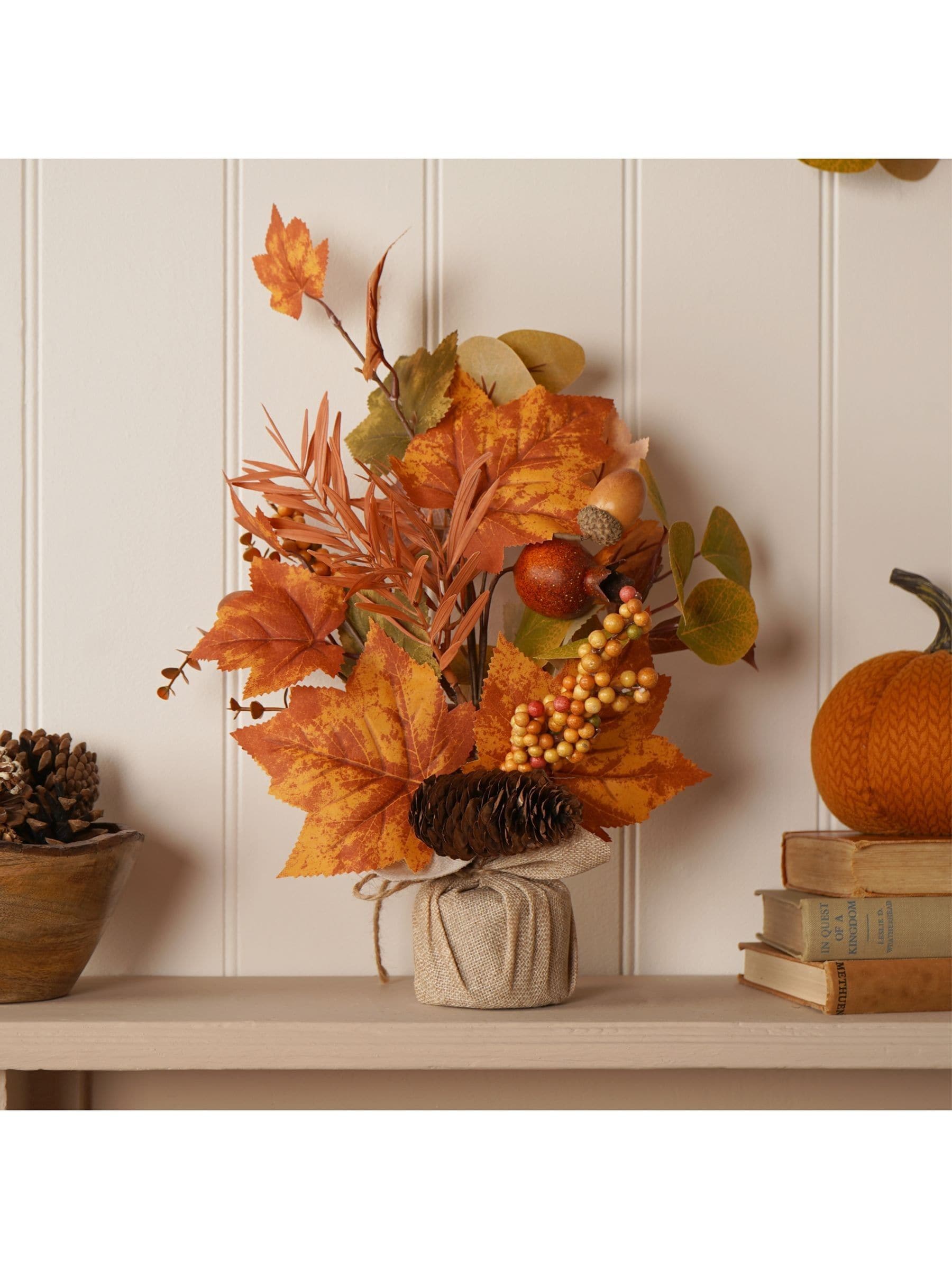 Garden Greatness Unisex Multicolor Artificial Autumnal Potted Tree Display | Size: 1 Pack - Image 2