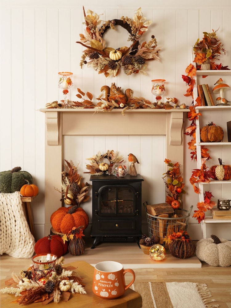 Country Living Orange Autumn Potted Tree Large - Image 5 of 5 Country Living Orange Autumn Potted Tree Large - Image 5 of 5