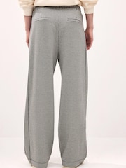 Monochrome Jersey Wide Leg Side Stripe Trousers - Image 4 of 7