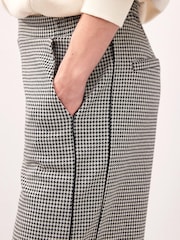 Monochrome Jersey Wide Leg Side Stripe Trousers - Image 5 of 7