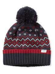 Tog 24 Blue/Red Cawley Chocolate Winter Knitted Hat - Image 2 of 2