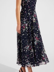 Hobbs Blue Petite Petite Carly Dress - Image 3 of 4