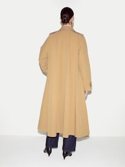 Jigsaw Natural Naya Cotton A-line Trench Coat - Image 4 of 7