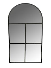 Ivyline Black Archway Outdoor Mirror - Image 3 of 4