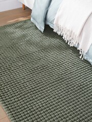 Sage Green Global Bobble Rug - Image 3 of 6
