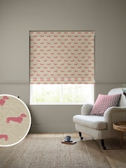 Emily Bond Raspberry Pink 100% Cotton Peggy Made to Measure Roman Blinds - Image 1 of 5