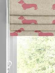 Emily Bond Raspberry Pink 100% Cotton Peggy Made to Measure Roman Blinds - Image 2 of 5