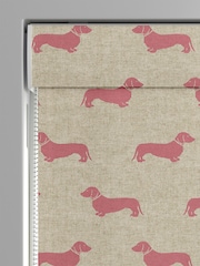 Emily Bond Raspberry Pink 100% Cotton Peggy Made to Measure Roman Blinds - Image 3 of 5
