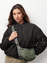 Khaki Green Sling Cross-Body Bag - Image 1 of 7