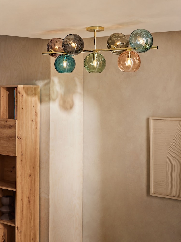 MADE.COM Brass Ilaria Flush Ceiling - Image 1 of 4