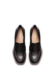 Clarks Black Leather Zoya85 Walk Shoes - Image 5 of 6