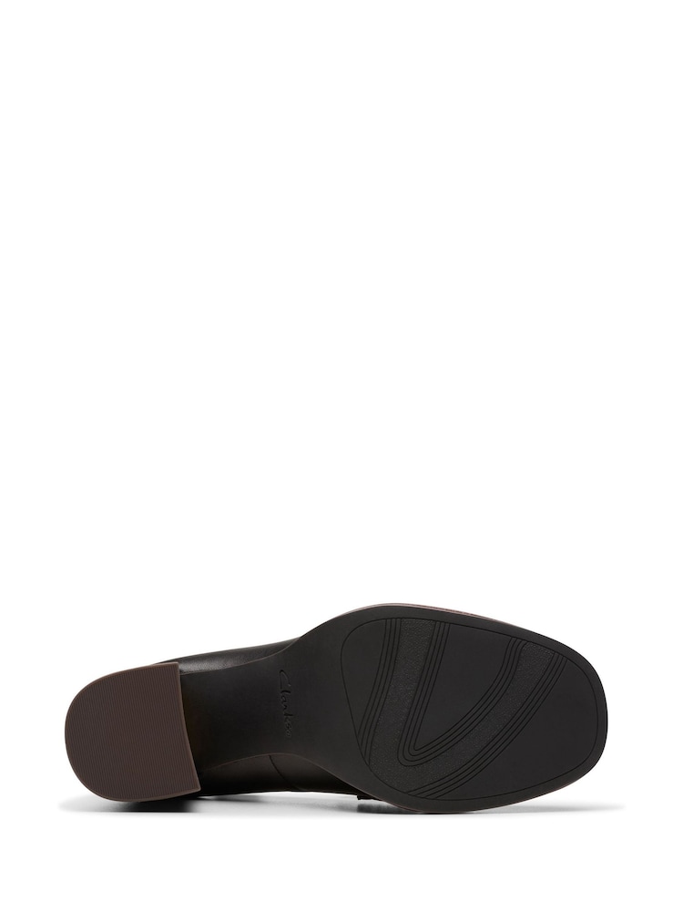 Clarks Black Leather Zoya85 Walk Shoes - Image 6 of 6