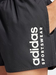 adidas Black Essentials Logo CLX Shorts - Image 4 of 6