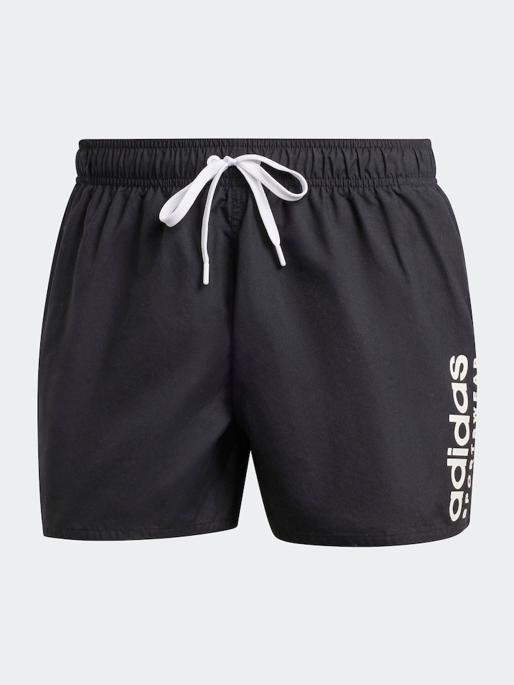 adidas Black Essentials Logo CLX Shorts - Image 6 of 6